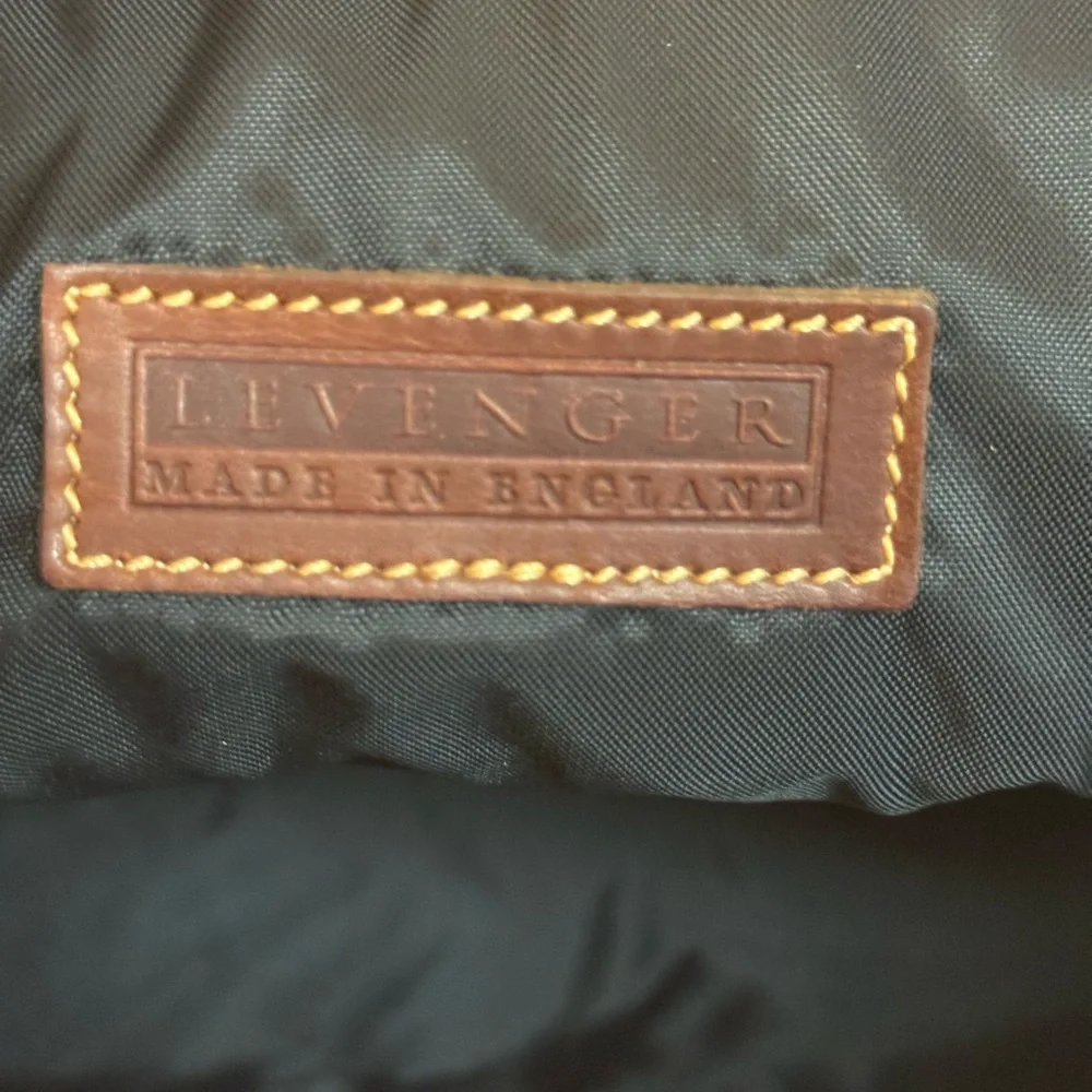 🤎 LEVENGER MADE IN ENGLAND BROWN LEATHER TOTE BAG! - Picture 8 of 10